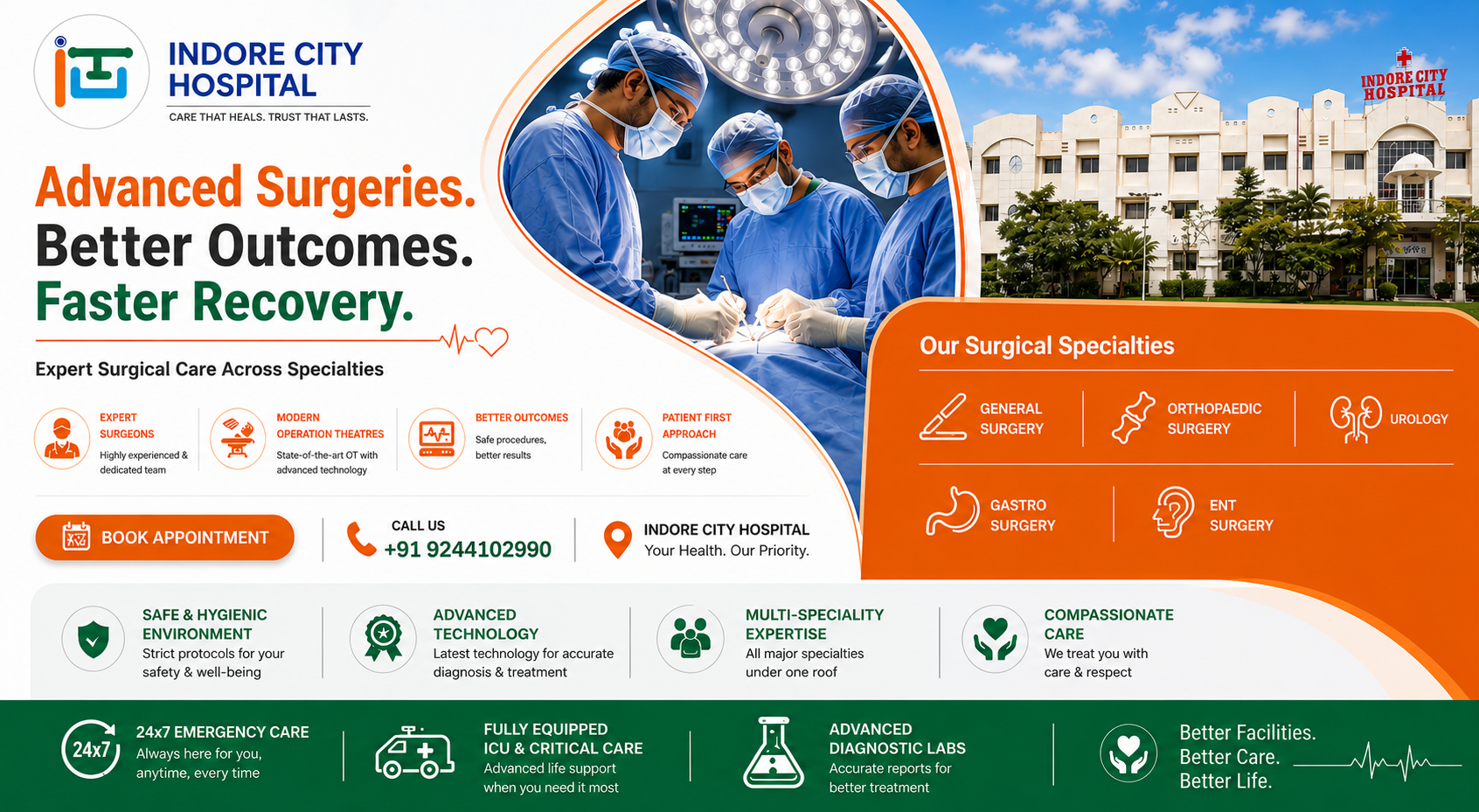 Indore City Hospital Banner -2